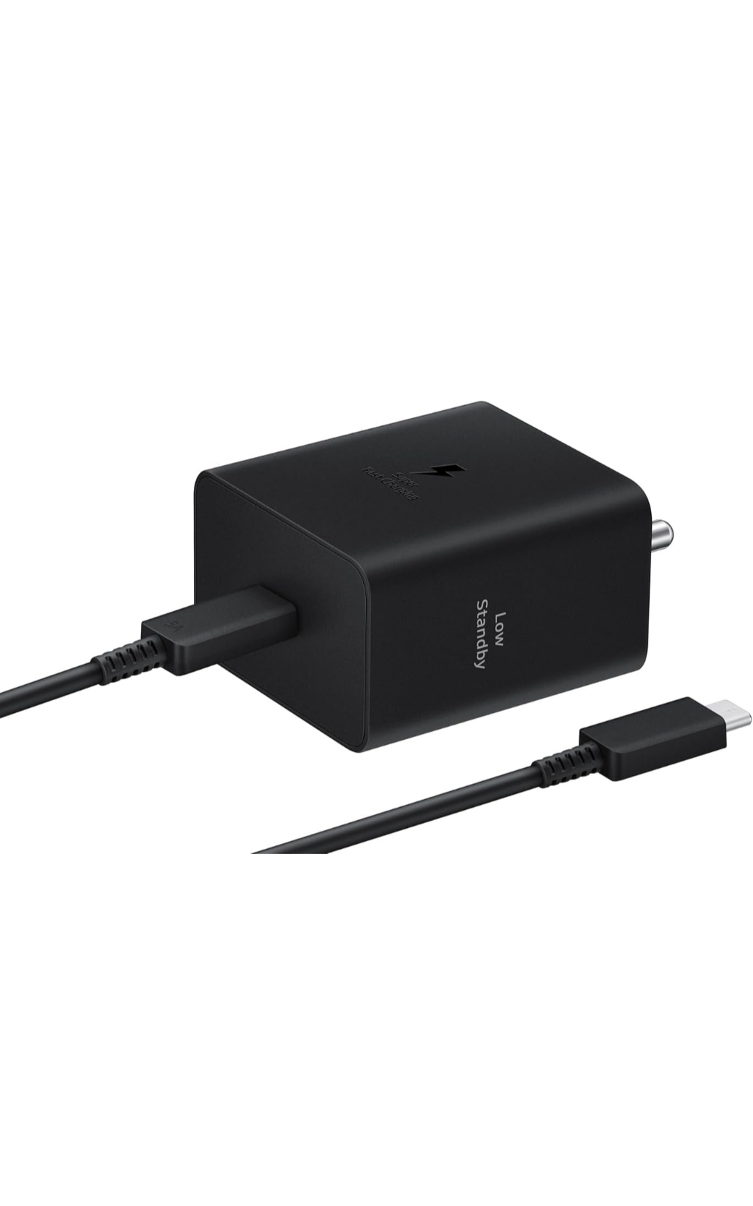 Samsung Original 45W Type-C Travel Adaptor with Cable, Black (CTG005)