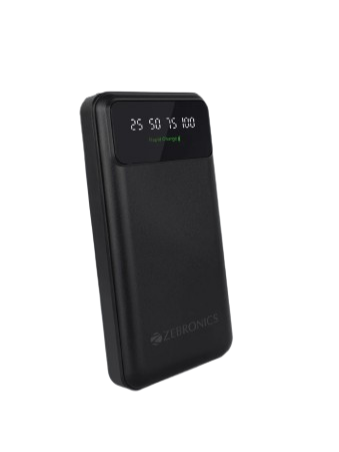 Zebronics Zeb-MB20000R5 Power Bank with PD 3 Type C Input (CTG012)