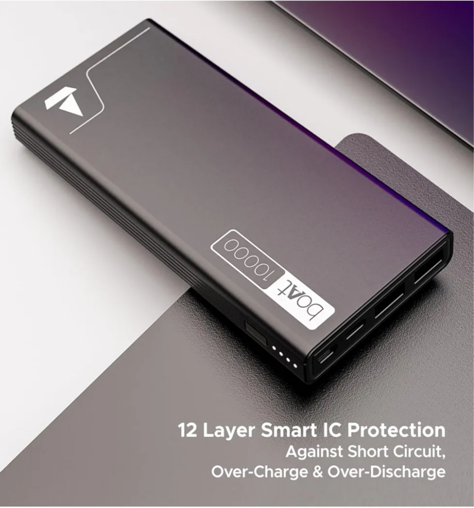 boAt Energyshroom PB300 Powerbank 10000mAh Battery (CTG015)