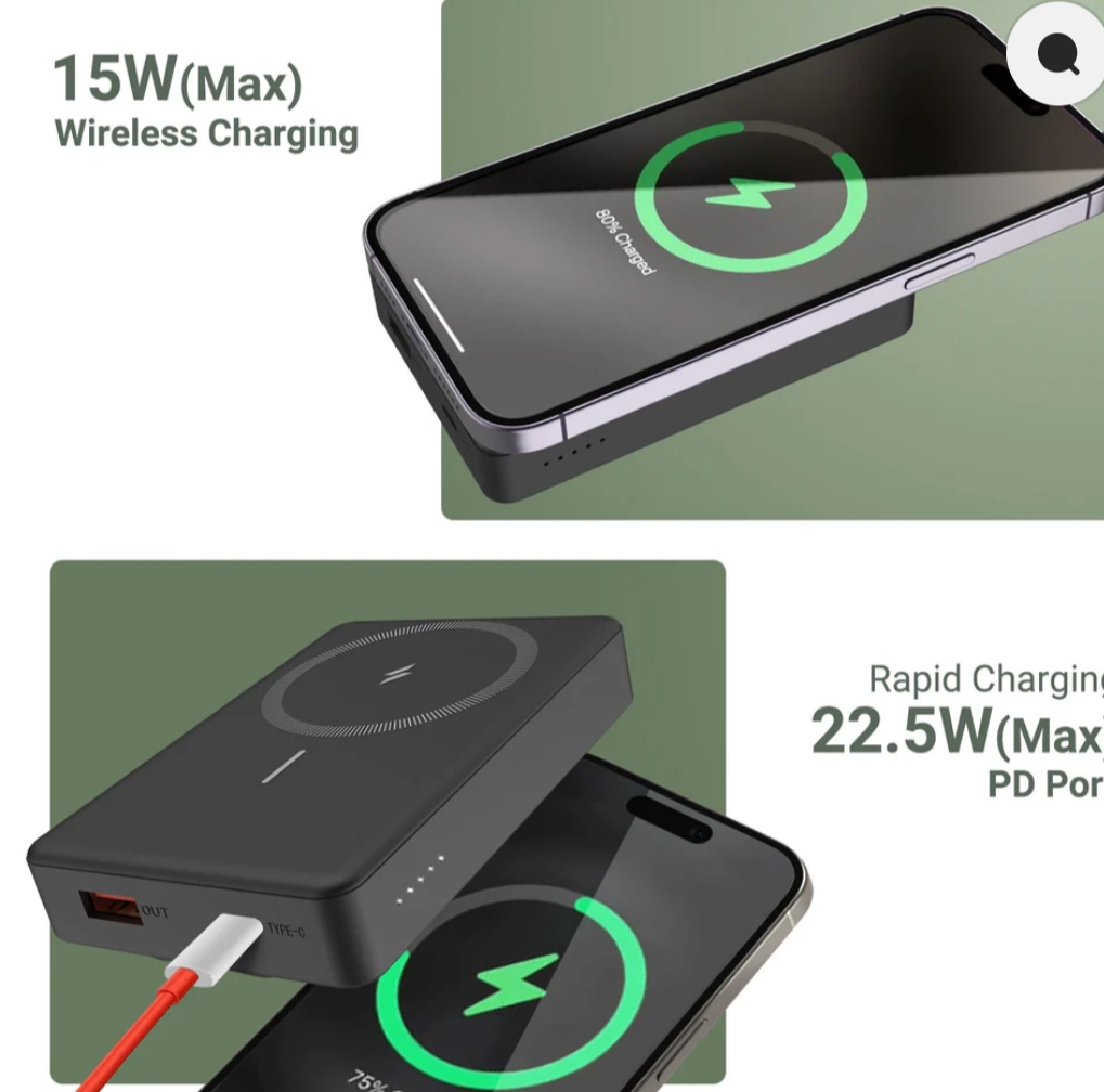 Zebronics MW70 MagSafe Power Bank 10000MAH (CTG017)