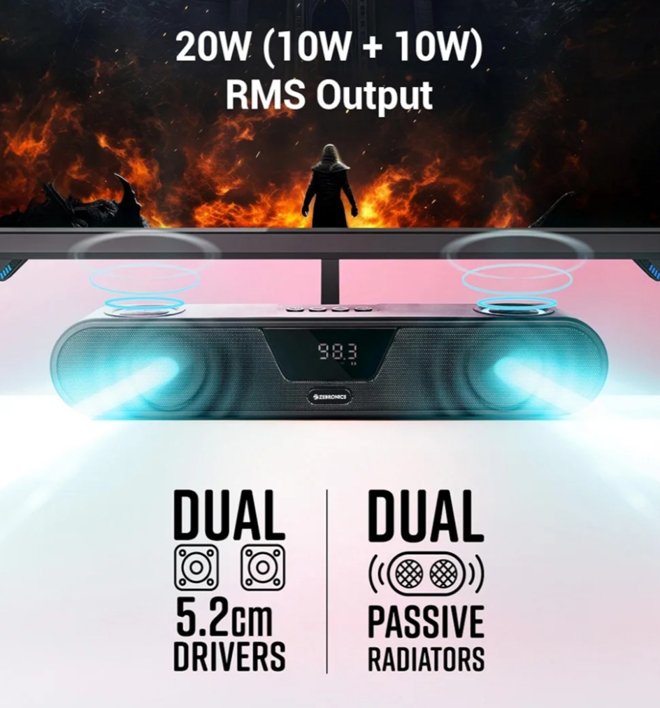 ZEBRONICS Astra 40 Portable Bluetooth Speaker (CTG050)