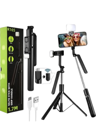 R16S Selfie Stick Tripod with Bluetooth Remote (CTG060)