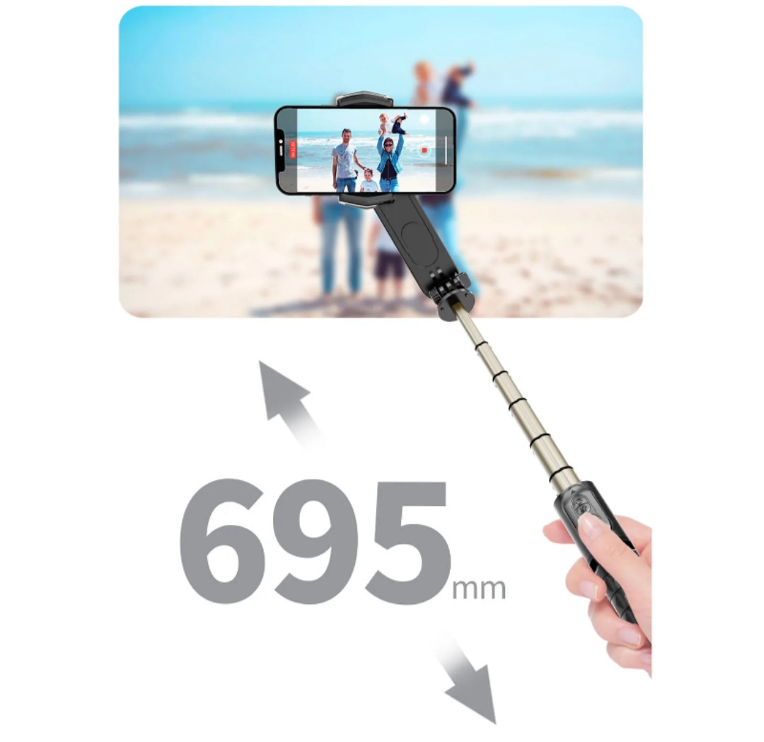 Q09 Single Axis Gimbal Tripod Selfie stick Stabilizer (CTG062)